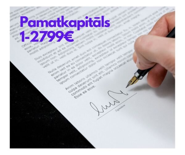 Mazkapitāla SIA reģistrācija